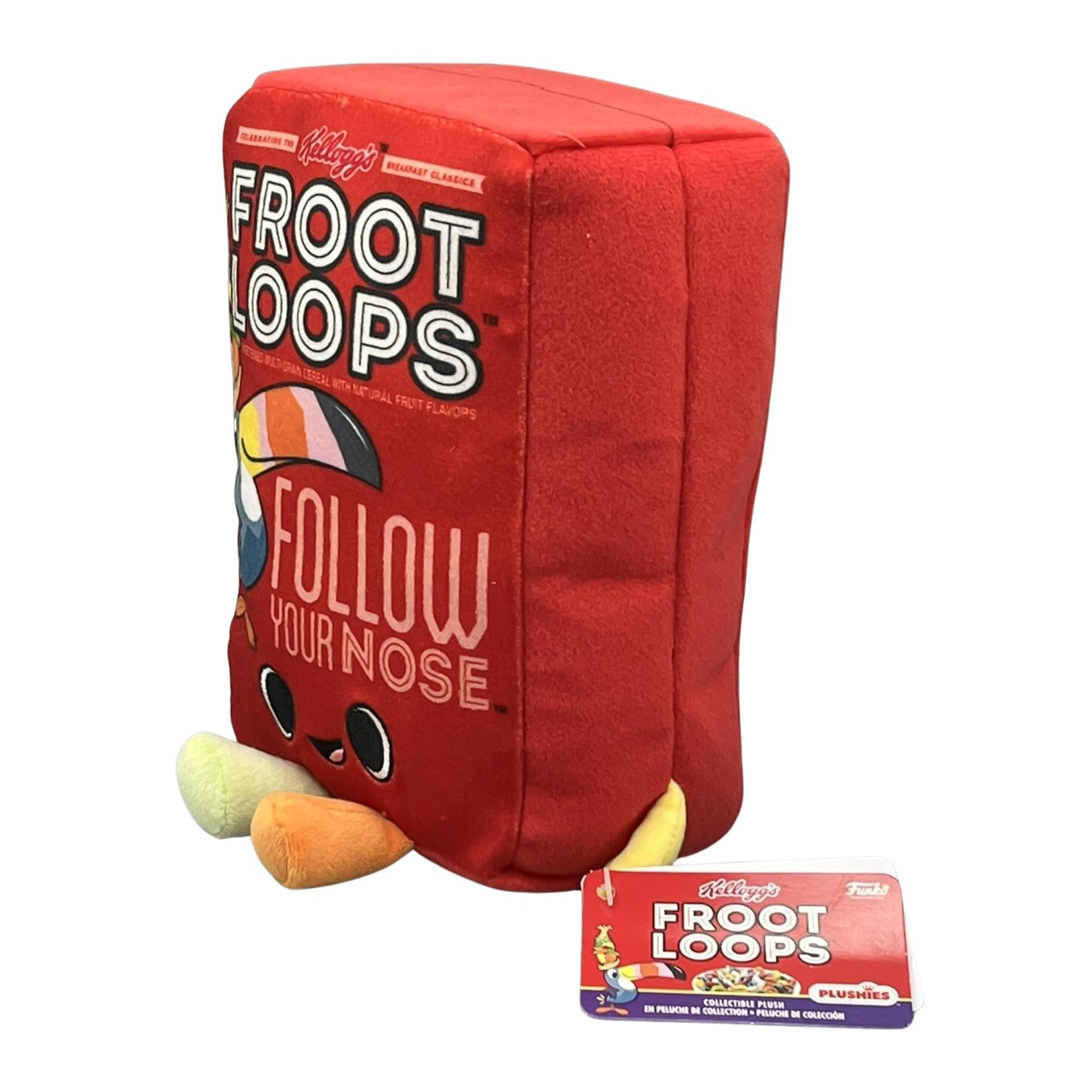 Funko POP Plush: Kelloggs- Froot Loops Cereal Box Multicolor One Size