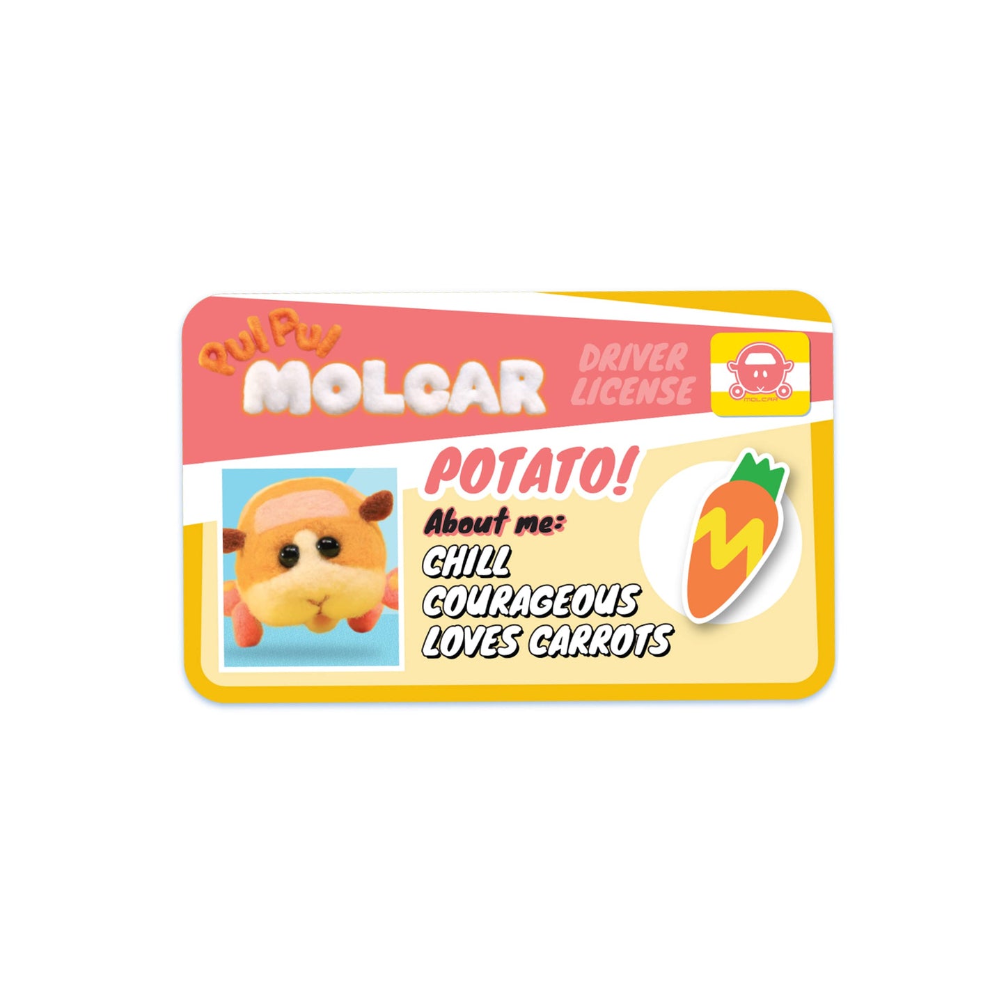 MGA Entertainment Pui Pui Molcar 16-Inch Potato, Ultrasoft Stuffed Animal Large Plush Toy, Gift for Kids Girls Boys Collectors Ages 3 4 5 6 7+