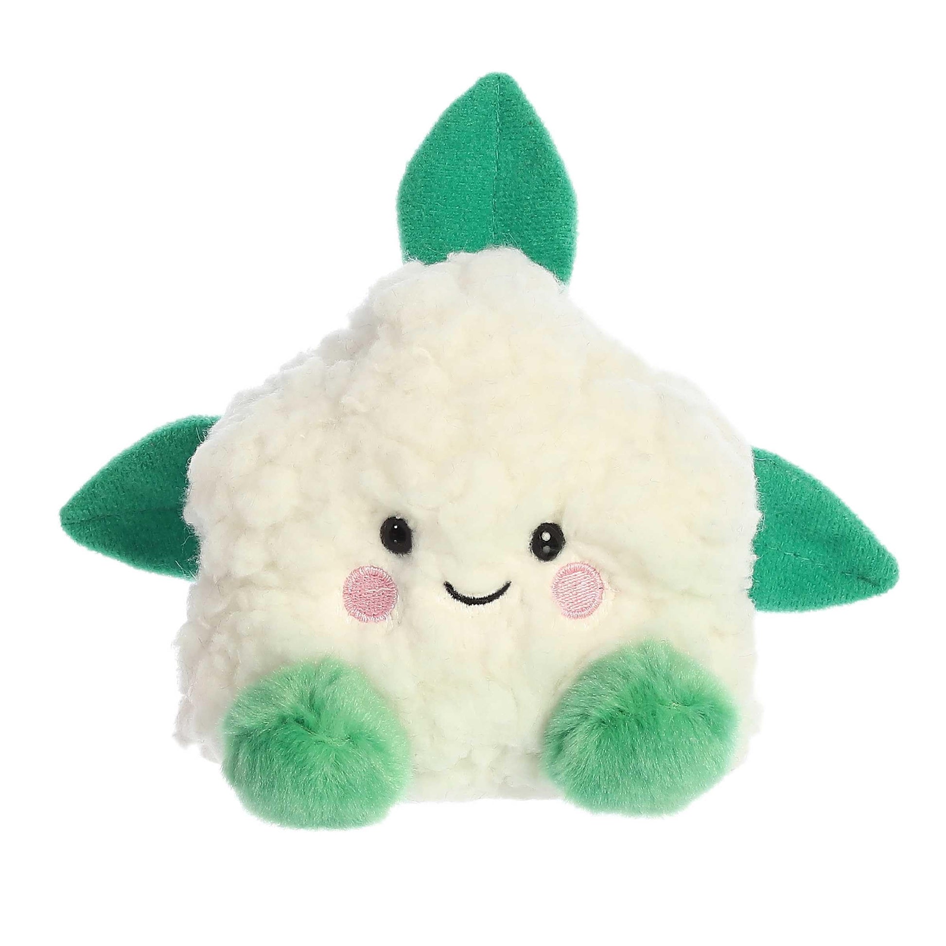 Aurora® Adorable Palm Pals™ Kelly Cauliflower™ Stuffed Animal - Pocket-Sized Play - Collectable Fun - Green 5 Inches