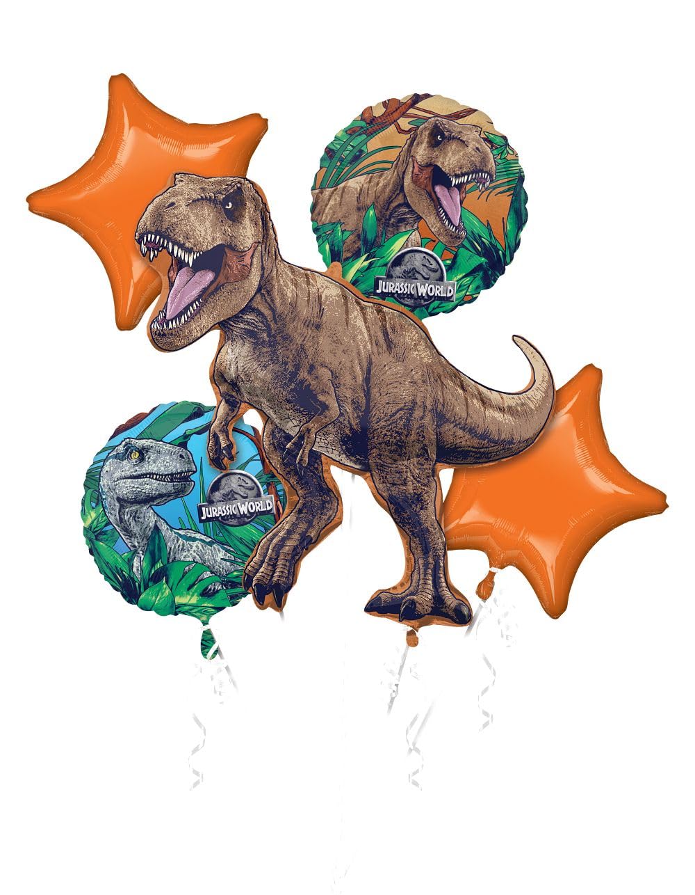 Anagram Jurassic World Dinosaur 5 Balloon Bouquet Set