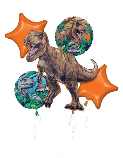 Anagram Jurassic World Dinosaur 5 Balloon Bouquet Set