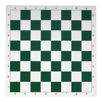 WE Games- Tournament Roll Up Vinyl Chess Board- Green and White