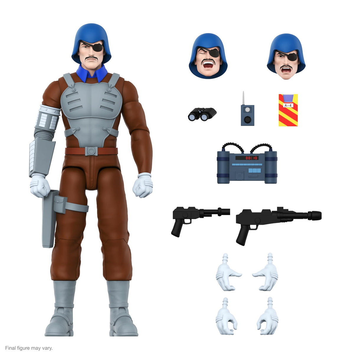 Super7 Ultimates! G.I. Joe Major Bludd - 7" G.I. Joe Action Figure with Accessories - Classic Cartoon Collectibles and Retro Toys
