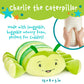 MEMORY MATES Charlie the Caterpillar Memory Foam Pillow Plush with Kid's Diary that Stores in Belly Pocket, 15” Stuffed Animal, 6" Journal