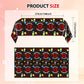 Xiliconie 13th Birthday Decorations for Boys Red Black Official Teenager 13th Party Plastic Disposable Rectangular Table Cover for Boys Birthday