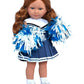 MBD Blue Cheerleader Fits 18 Inch Fashion Dolls