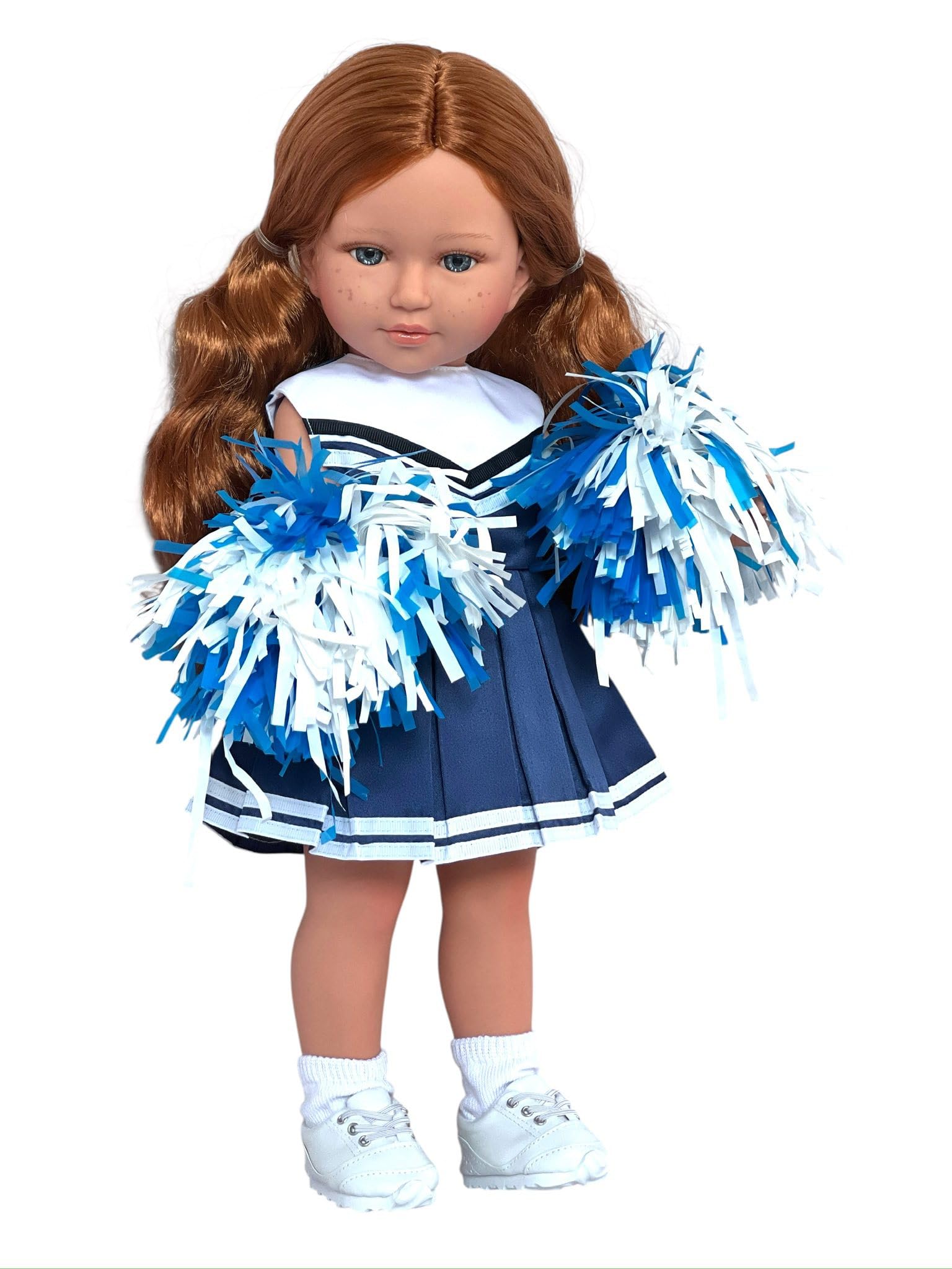 MBD Blue Cheerleader Fits 18 Inch Fashion Dolls