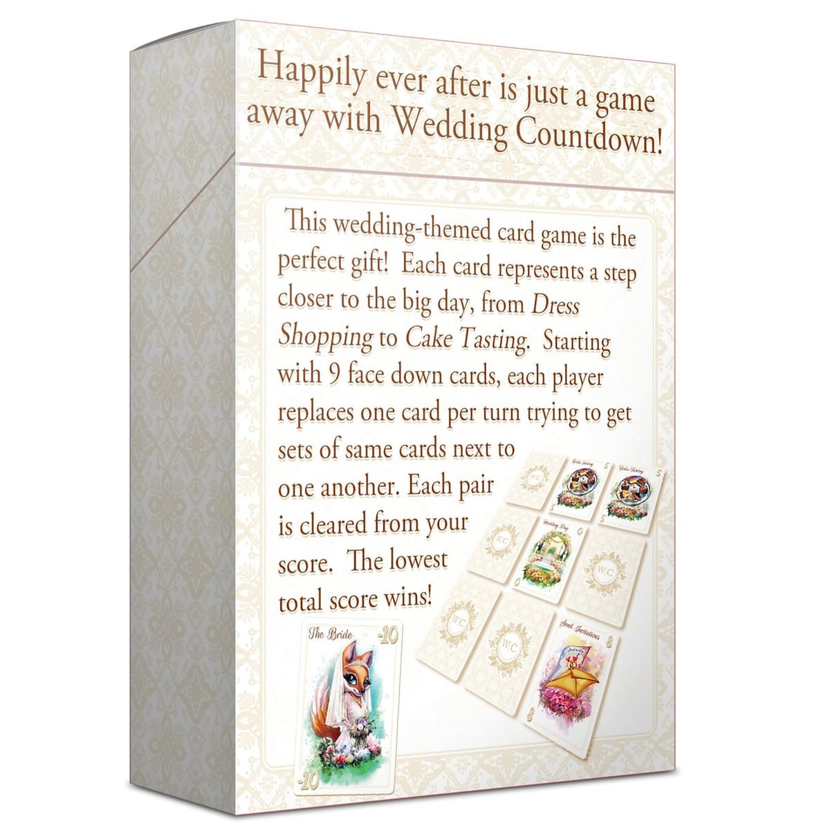 CardLords: Wedding Countdown - Wedding Themed Select & Swap Card Game, Happily-Ever-After is Just A Game Away, Parties & Events, Ages 8+, 2-6+ Players