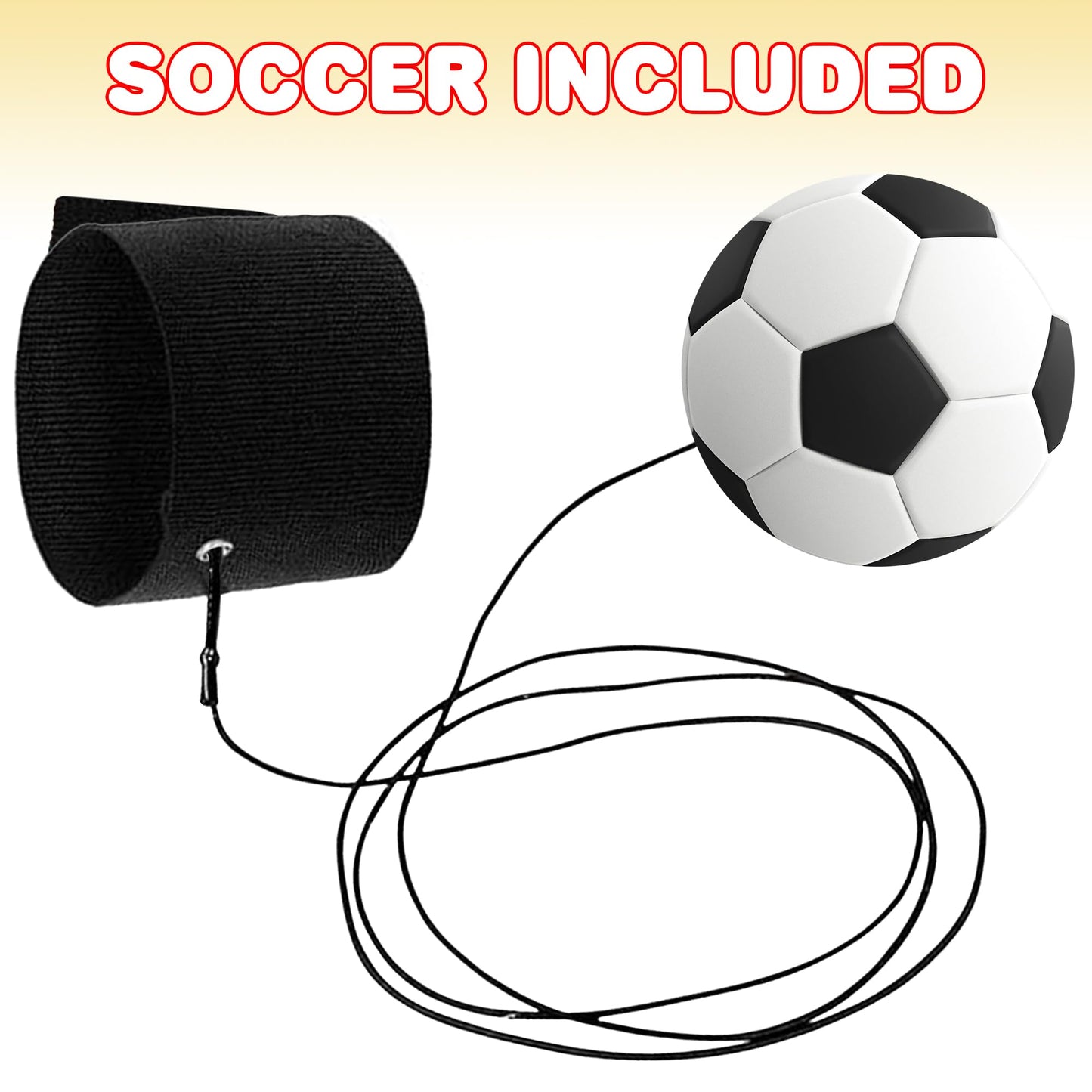 ArtCreativity 2.25 Inch Sports Wrist Balls - Set of 3 - Includes Basketball, Baseball, and Soccer Ball Wristband Toys - Durable Foam String Attached