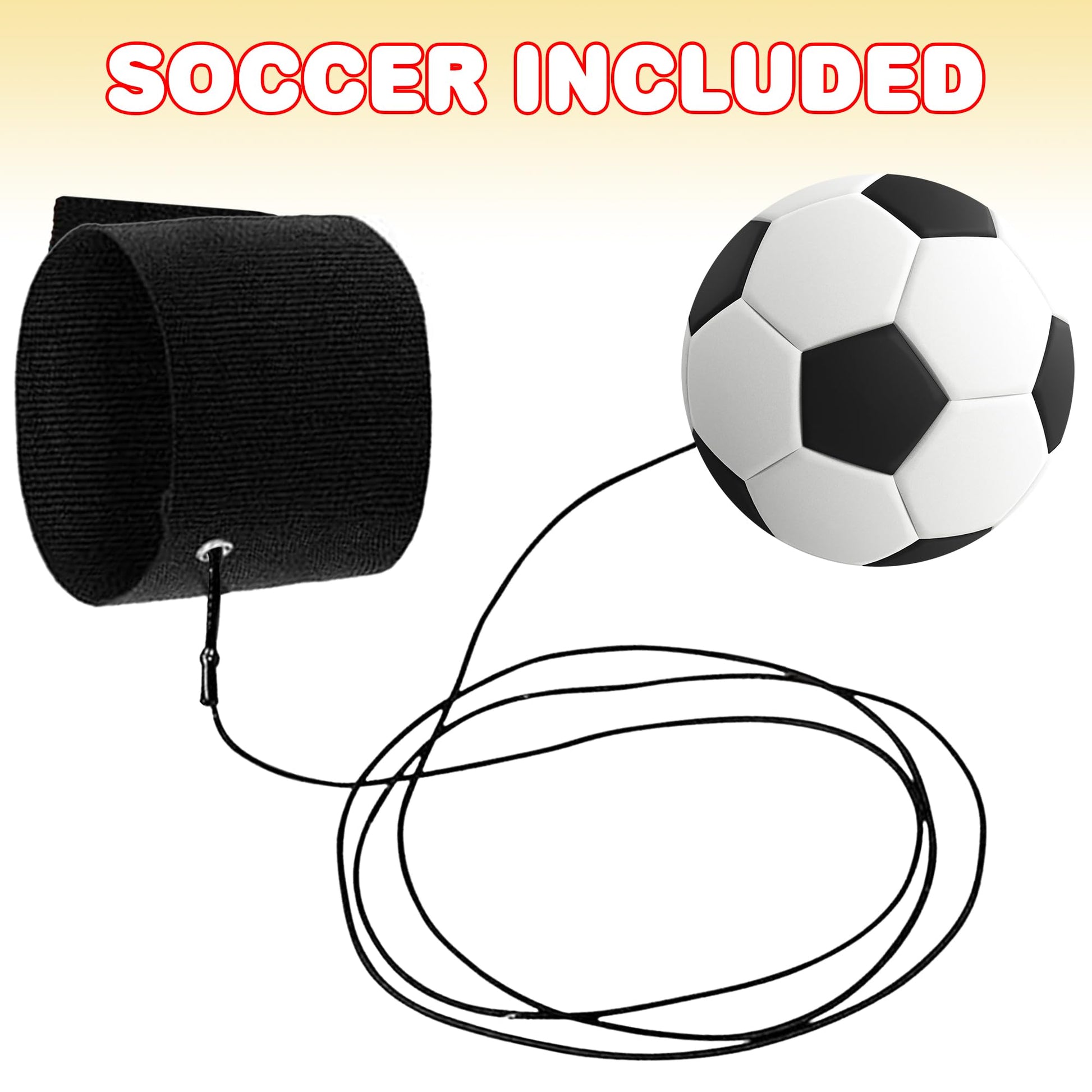 ArtCreativity 2.25 Inch Sports Wrist Balls - Set of 3 - Includes Basketball, Baseball, and Soccer Ball Wristband Toys - Durable Foam String Attached