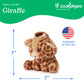 The Petting Zoo Giraffe Stuffed Animal Plushie, Gifts for Kids, Snugletz Zoologee Plush Toy, 7 in