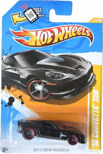 Hot Wheels '12 Corvette Z06, 2012 New Models 23/50 [Black] 23/247