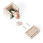 Guidecraft Treasure Blocks - Primary: Smooth Wooden Observation Stacking Blocks with Transparent Windows, Educational Toy for Kids