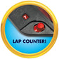 NKOK: Sonic CrossWorlds Super Race Set - Sonic & Knuckles - 2 Slot Car Character Vehicles, Figure-8 Track, Lap Counter, Controllers, Licensed, Kid 5+