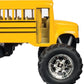 KinsFun 5" Monster School Bus Die Cast Metal Model, Pullback Action Toy Monster Truck