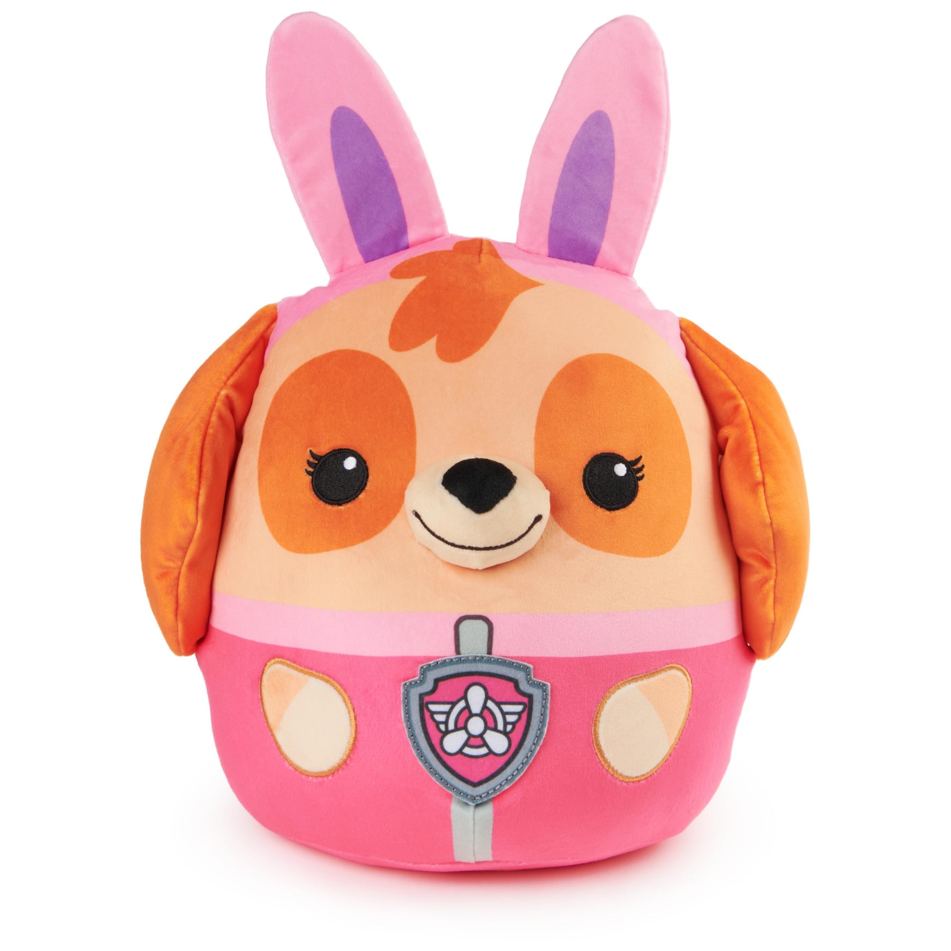 PAW Patrol Easter Bunny Skye Squish Plush, Official Toy from The Hit Cartoon, Special Edition Squishy Stuffed Animal for Ages 1 and Up, 12”
