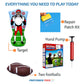 Preferred Toys 65 Inch Inflatable Football Target Toss for Kids, Red/Blue