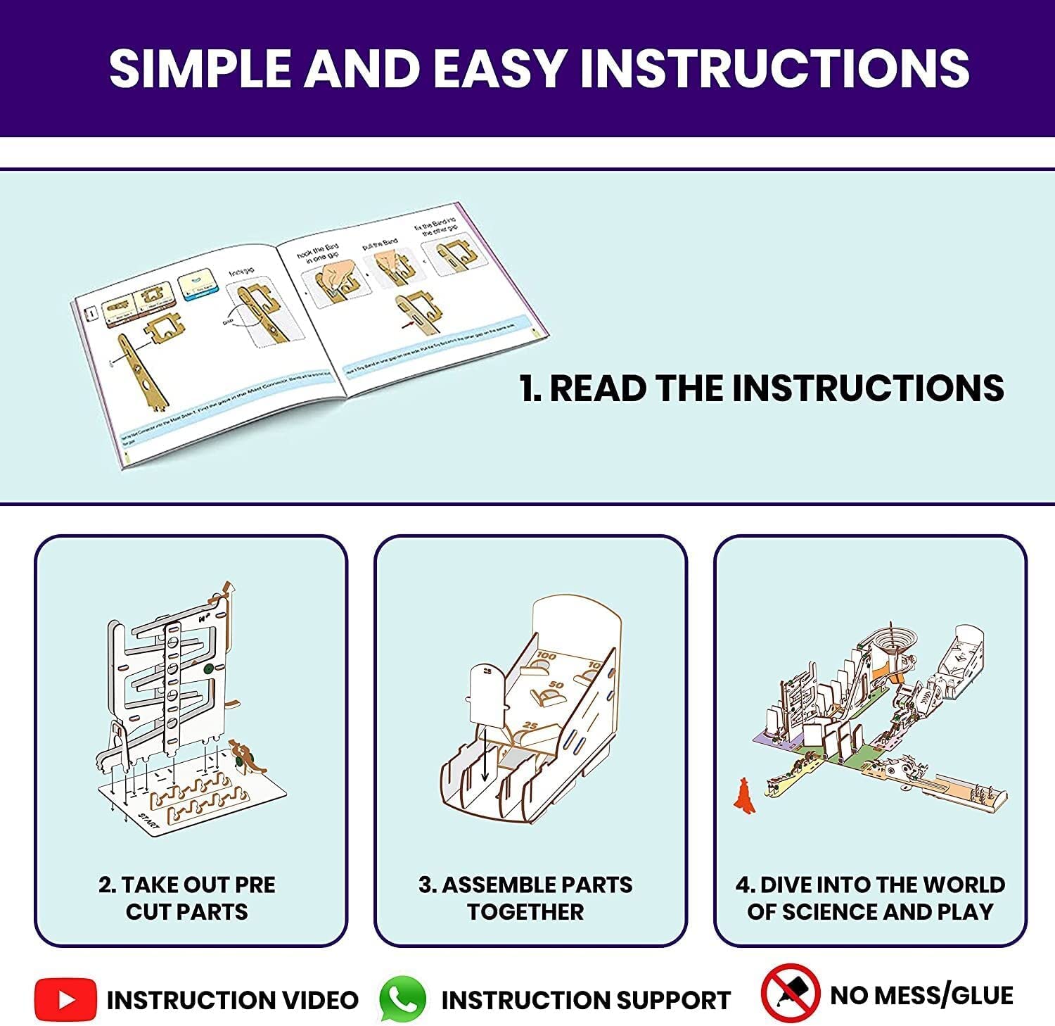 Smartivity Chain Reaction Engineering, STEM Learning Toy Construction Kit for Kids Ages 8 and Up