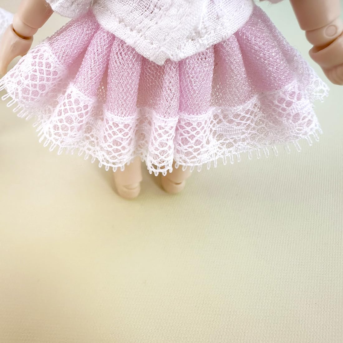 Xyrmync Ob11 Doll Clothes Shorts Lace Petticoat 1/12 BJD Doll Dress Up Accessories for Girls (White)