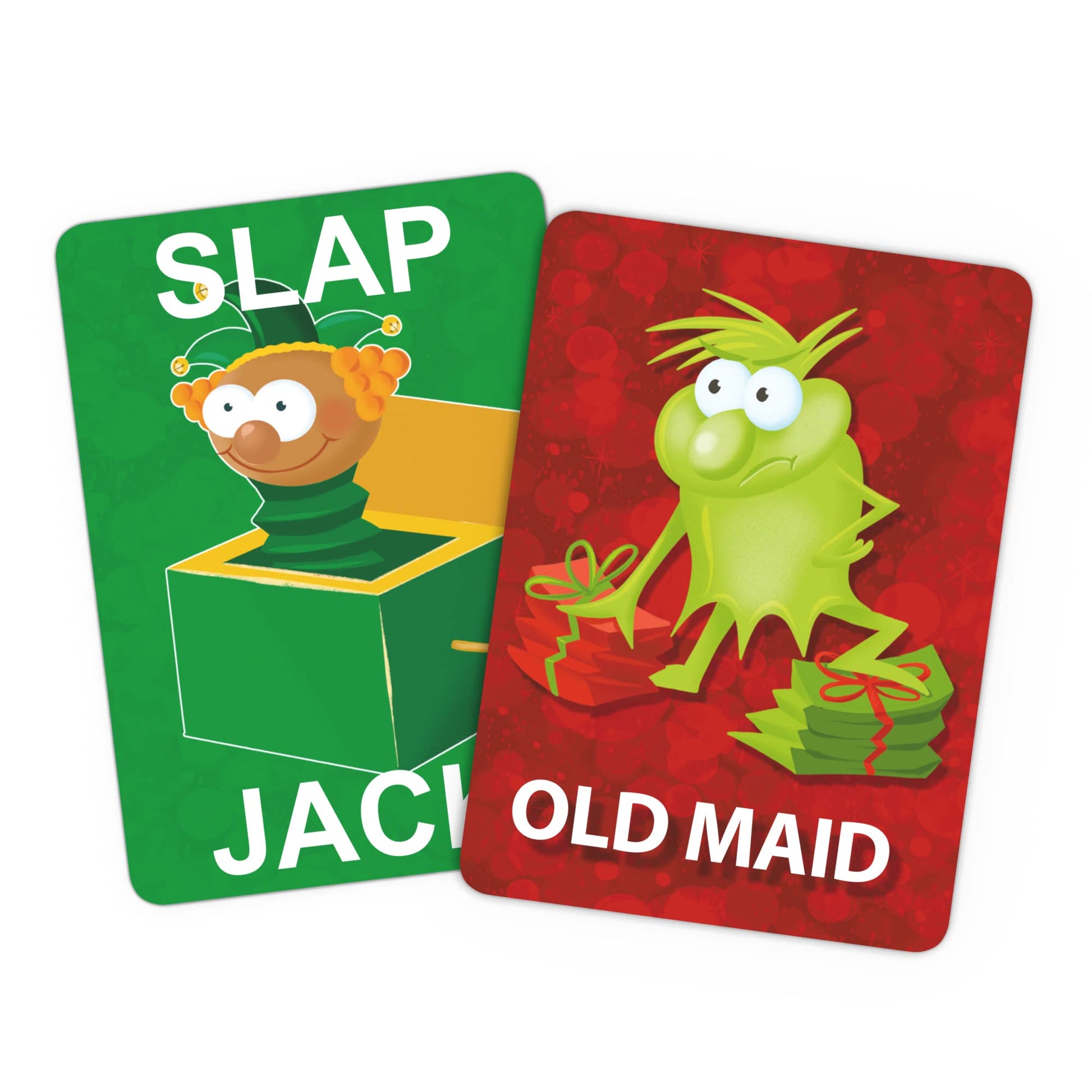 Santa Claus Go Fish - A Family Christmas Game for Kids Ages 4 & Up | Go Fish, Old Maid, and Slap Jack in One Deck (Holiday Stocking Stuffers, Gift