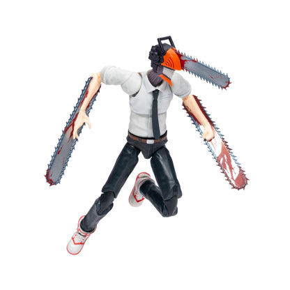 Total Anime Chainsaw Man - 6.5-Inch Figure with Alternate Head and Arms Plus Swappable Mouthpiece