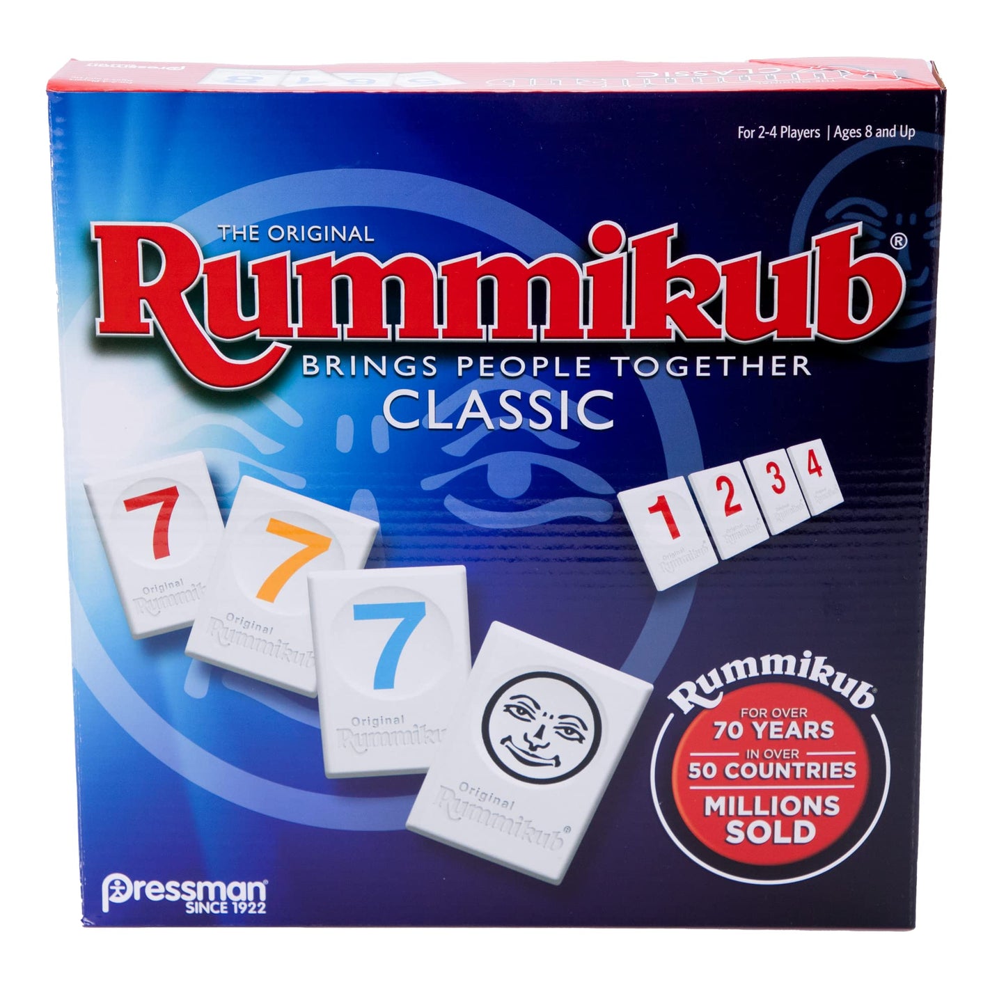 Pressman Rummikub - The Original Rummy Tile Game | Exciting Family Game of Strategy and Luck | Promotes STEM Skills | For Kids, Teens, Adults | 2-4