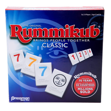Pressman Rummikub - The Original Rummy Tile Game | Exciting Family Game of Strategy and Luck | Promotes STEM Skills | For Kids, Teens, Adults | 2-4