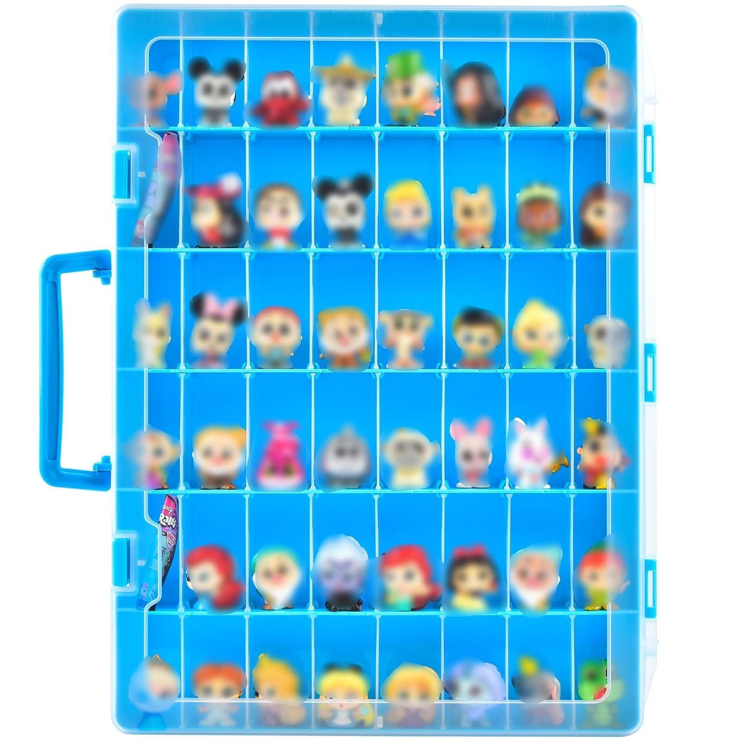Display Case Compatible with Disney Doorables Collectible Mini Figures/for MGA Entertainment Miniverse. Toys Storage Organizer Container for Multi