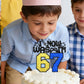 I WAS 6 NOW I'M 7 Cake Topper, 6 7 Birthday Decorations for Boy 7 Year Old