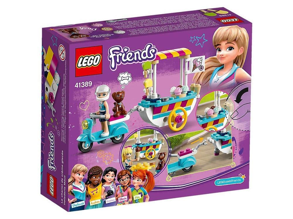 LEGO Friends Ice Cream Cart 41389 Building Kit, Featuring Friends Stephanie Mini-Doll, New 2020 (97 Pieces)