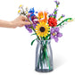 ZURU MAX Premium Garden Building Bricks Collection, Long Flowers Set with 2 Flowers, up to 233 Pieces, 10 Designs to Collect
