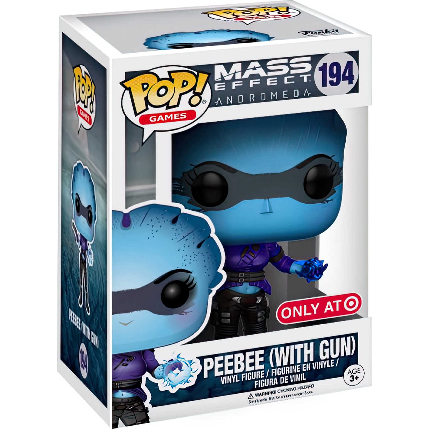 Peebee [with Gun] (Target Exc): Fun ko P o p ! Games Vinyl Figurine Bundle with 1 Compatible 'ToysDiva' Graphic Protector (194-13717 - B)