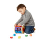 Melissa & Doug Match and Roll Shape Sorter - Classic Wooden Toy