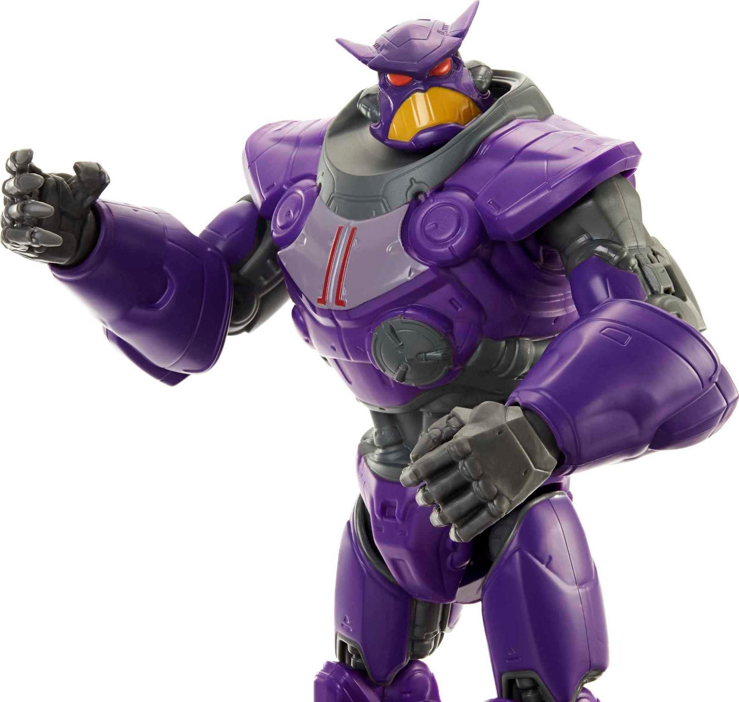 Mattel Disney Pixar Lightyear Large Scale Zurg Action Figure, 13.75 in Tall Authentic Movie Toy 11 Movable Joints, Collectible Gift for Kids 4 Years