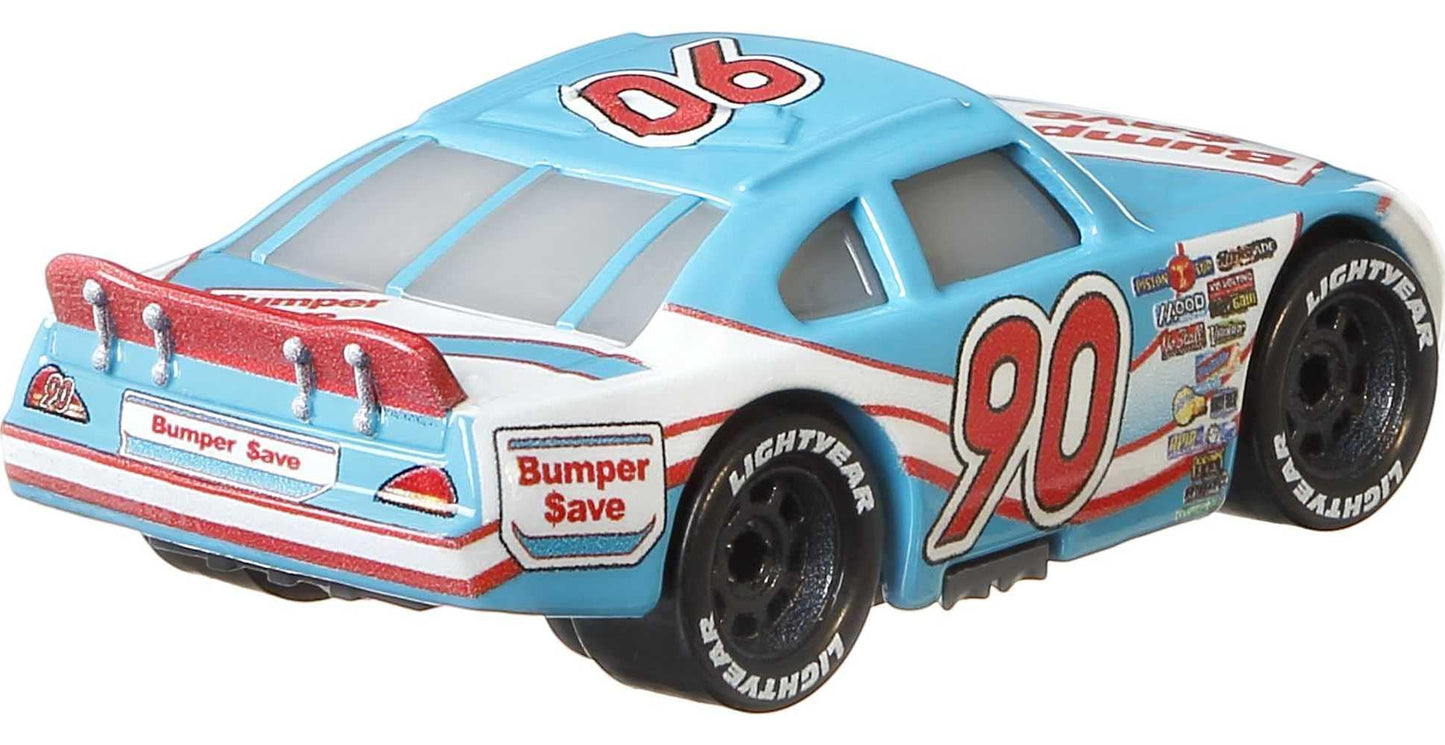 Mattel Disney and Pixar Cars 1:55 Scale Die-Cast Vehicles, Collectible Toy Cars, Ponchy Wipeout