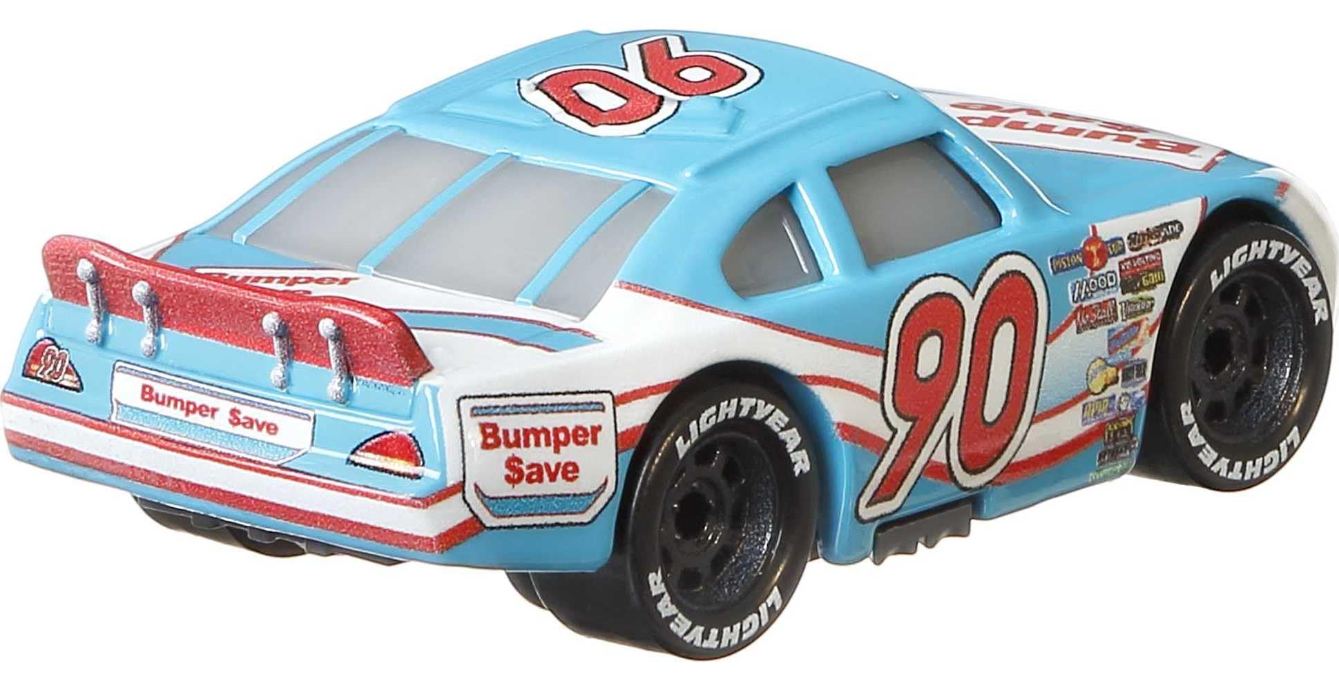 Mattel Disney and Pixar Cars 1:55 Scale Die-Cast Vehicles, Collectible Toy Cars, Ponchy Wipeout