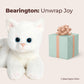 Bearington Lil' Muffin White Cat Stuffed Animal - 8" Adorable White Cat Plush Toy with Soft Fur and Lifelike Details - Cute and Cuddly Stuffed Kitten