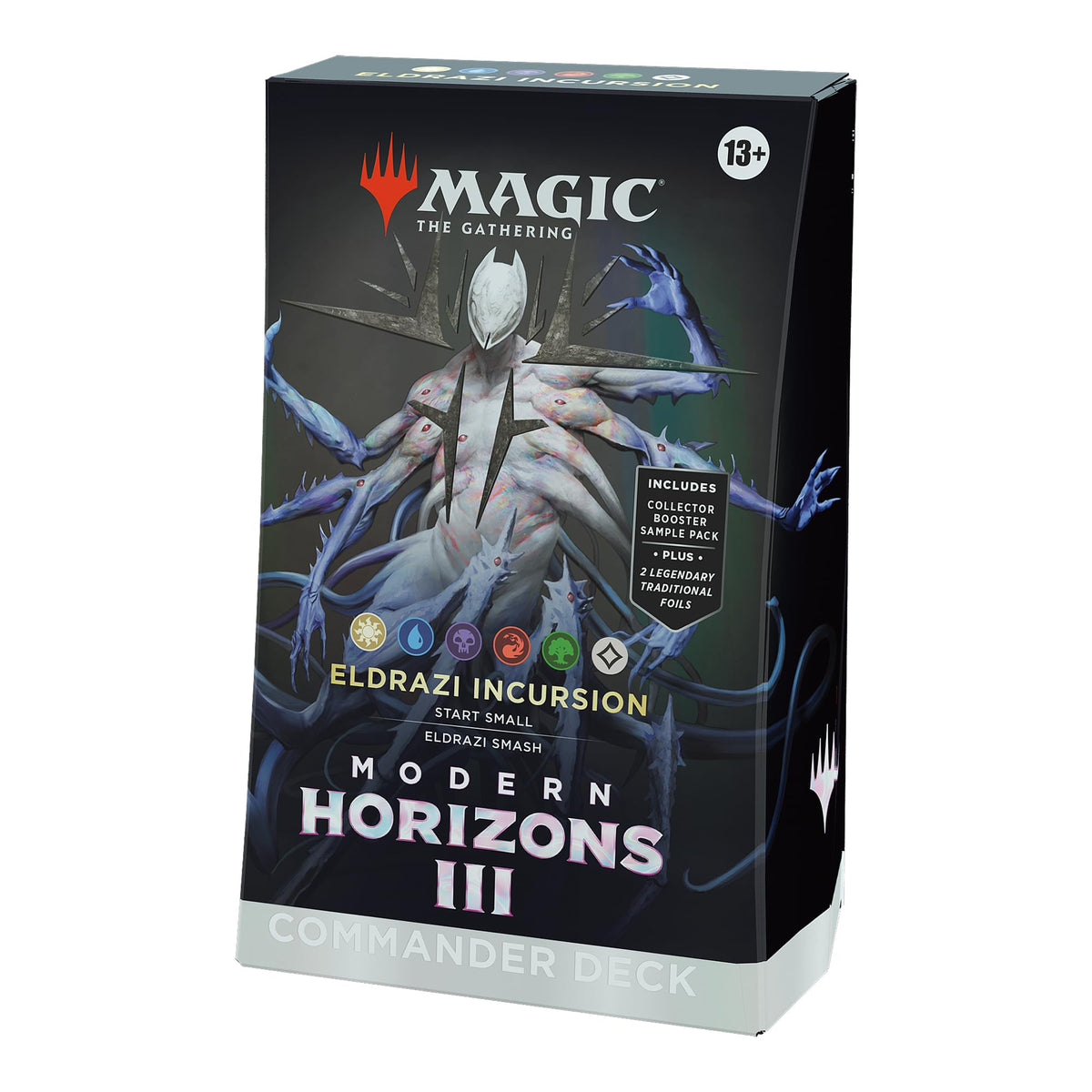 Magic: The Gathering Modern Horizons 3 Commander Deck - Eldrazi Incursion (100-Card Deck, 2-Card Collector Booster Sample Pack + Accessories)