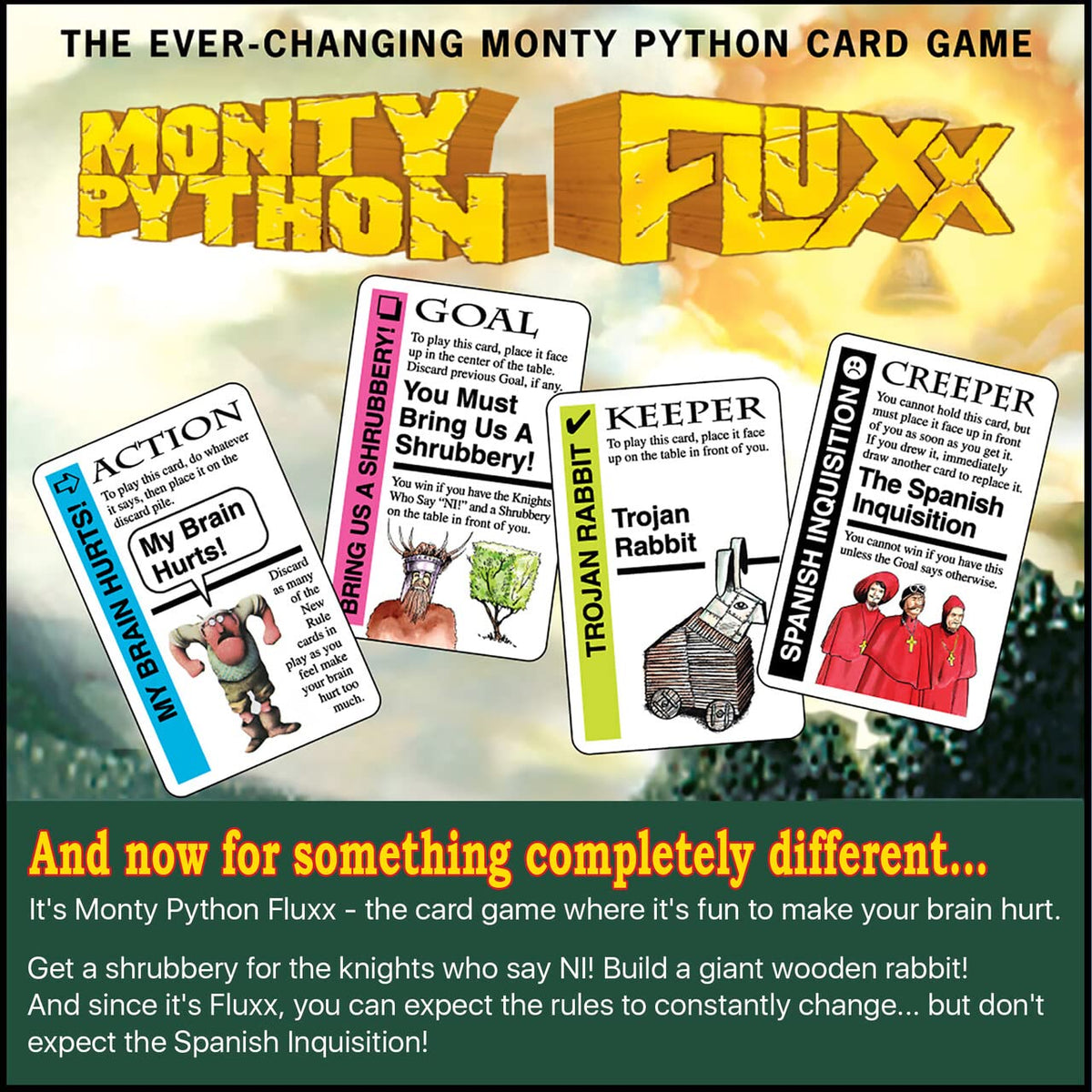 Monty Python Fluxx Card Game - Hilarious Collaboration for 2-6 Players