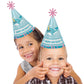 Big Dot of Happiness Narwhal Girl - Cone Happy Birthday Party Hats for Kids and Adults - Set of 8 (Standard Size)