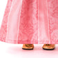 Little Adventures Coral Renaissance Princess Doll Dress - Doll Not Included - Machine Washable Child Pretend Play and Party Doll Clothes with No