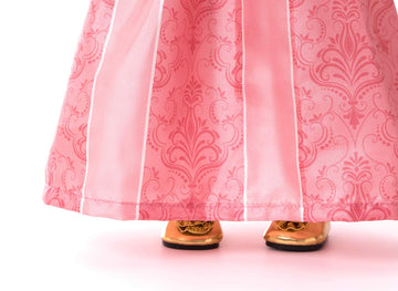 Little Adventures Coral Renaissance Princess Doll Dress - Doll Not Included - Machine Washable Child Pretend Play and Party Doll Clothes with No