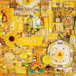 Cobble Hill 1000 Piece Puzzle - Rainbow Collection: Yellow - Sample Poster Included