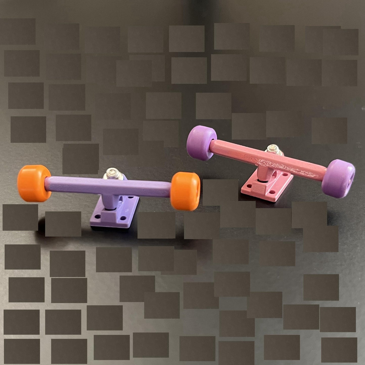 NOAHWOOD Pro Fingerboard 34mm 666Hex Truck (34mm Lavender)
