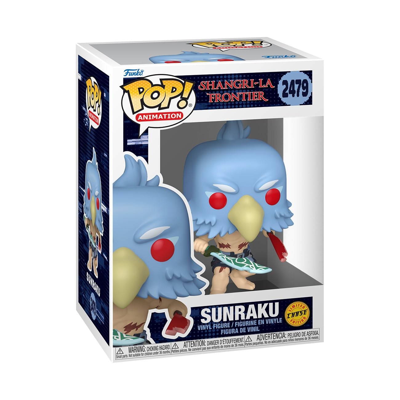 Funko Pop! Animation: Shangri-La Frontiers - Sunraku - 1/6 Odds for Rare Chase Variant - Collectable Vinyl Figure - Gift Idea - Official Merchandise