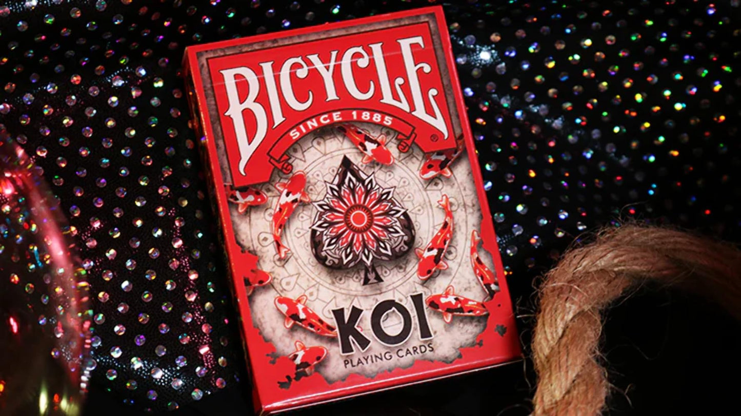 Koi Fish Bicycle Playing Cards Poker Size Deck USPCC Custom Limited Edition