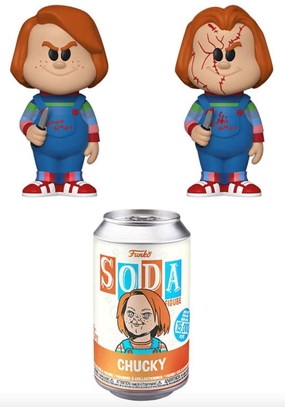 Funko Vinyl SODA, Chucky, Chucky, Bloody, 1/6 Odds for Rare Chase Variant, Collectable Vinyl Figure, Gift Idea, Official Merchandise, Toys for Kids &