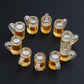 10Pcs Simulation Beer Dollhouse Beer Mugs Glasses Resin Miniatures Models Photo Props Dollhouse Accessories
