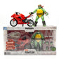 Teengae Mutant Ninja Turtles BST AXN Raphael with Motorcycle (IDW Comics)