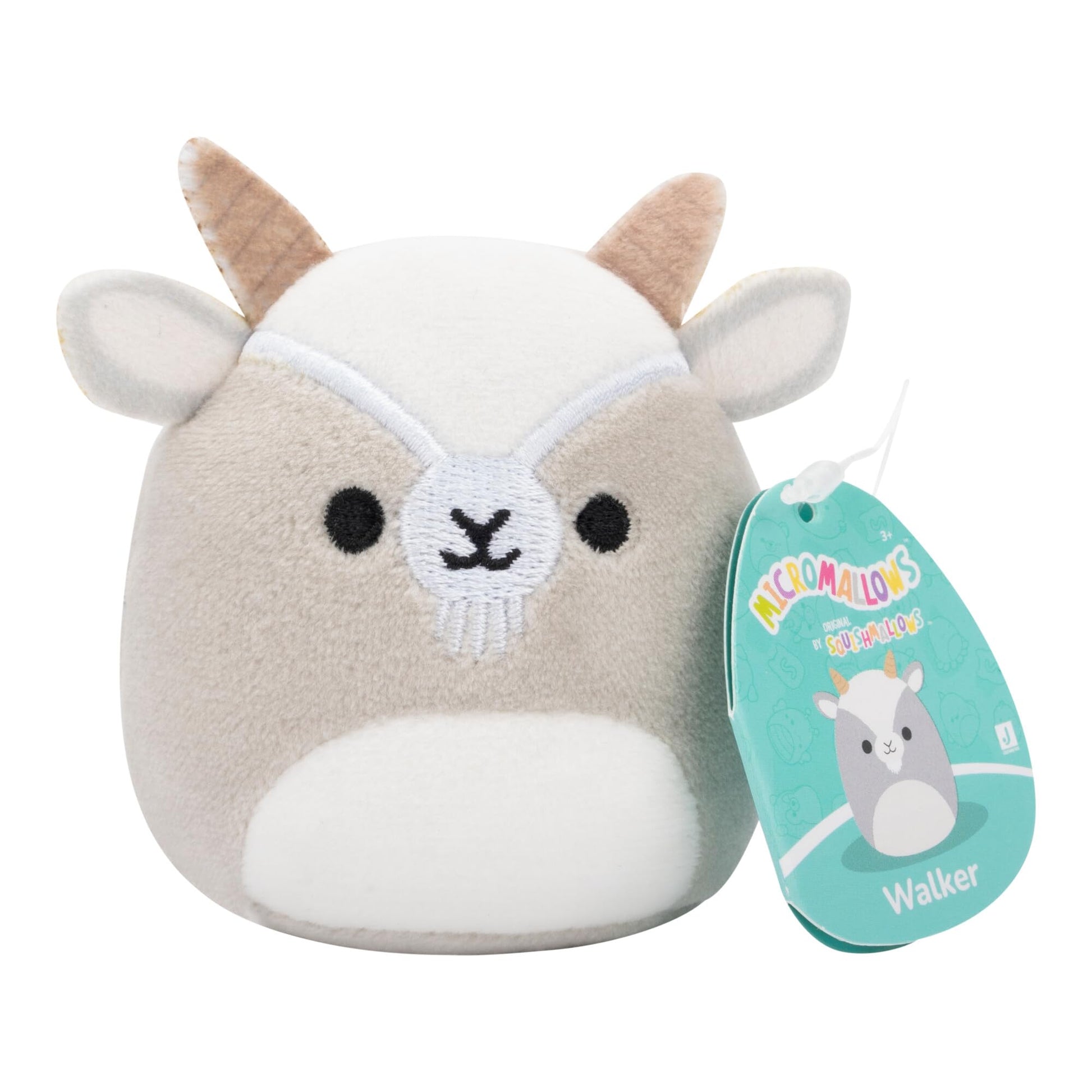 Squishmallows Original Micromallows 6-Pack - Axel Beetle, Lune Loch Ness Monster, Floyd French Fries, Orphie Octopus, Pep Pizza, Walker Goat